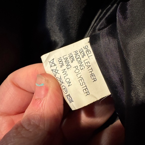 Dream Apparel Vintage Leather Motorcycle Jacket Men’s L “Live to Ride” Eagle - Picture 9 of 9